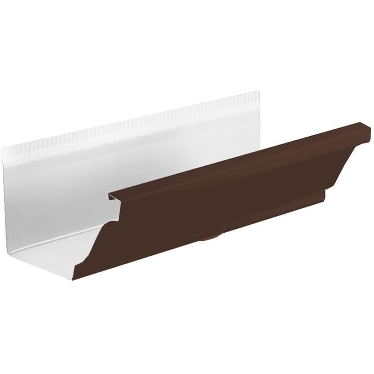 5" x 10' Chocolate Brown Aluminum Eavestrough