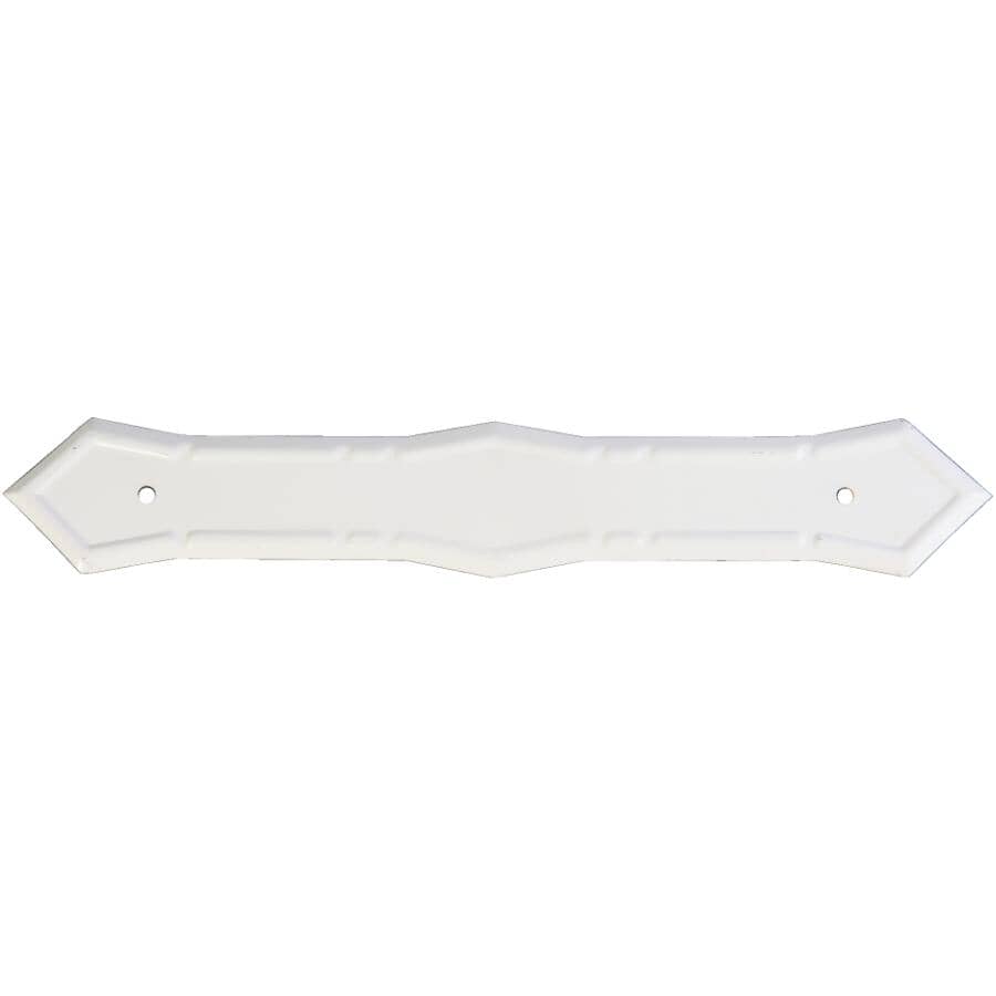 Picture of Kaycan Marble White Aluminum Gutter Pipe Strap | Home Hardware
