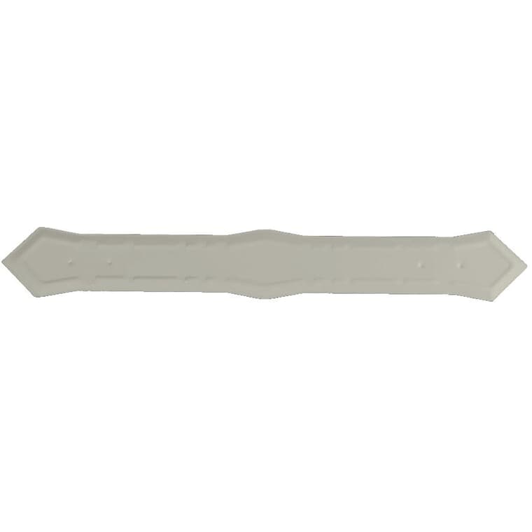 Coin extérieur pour gouttière de style K en aluminium de 5 po, gris perle