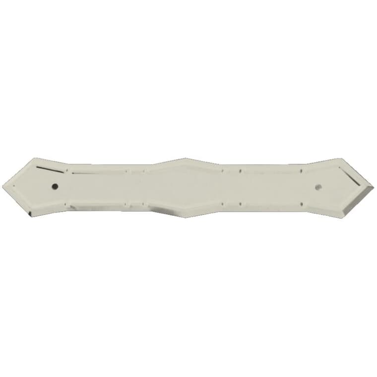 Ivory Semi Gloss Aluminum Gutter Pipe Strap