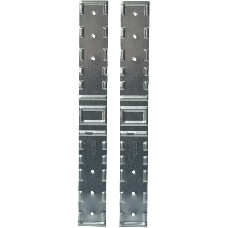 2 Pack 3" Galvanized Gutter Downpipe Straps