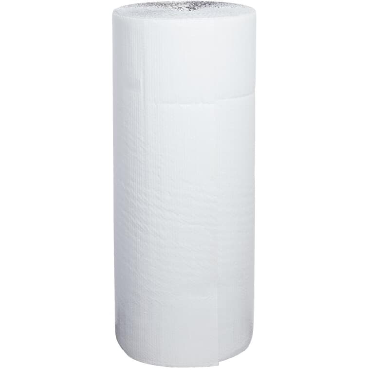 48" x 125' Roll Reflective Foil Double Bubble Poly Insulation