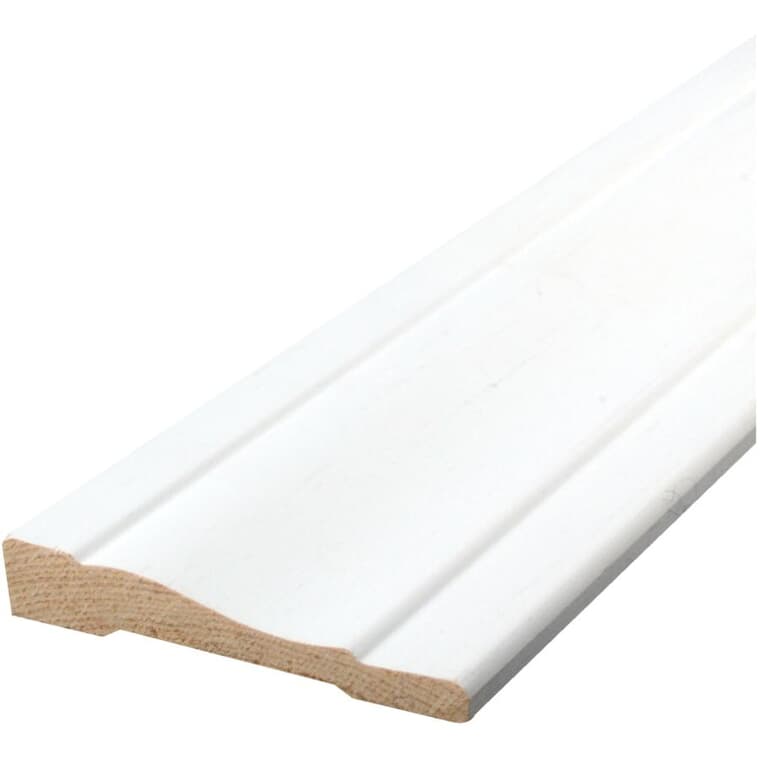 9/16" x 3-1/4" x 8' Finger Jointed Primed Colonial Pine Casing Moulding