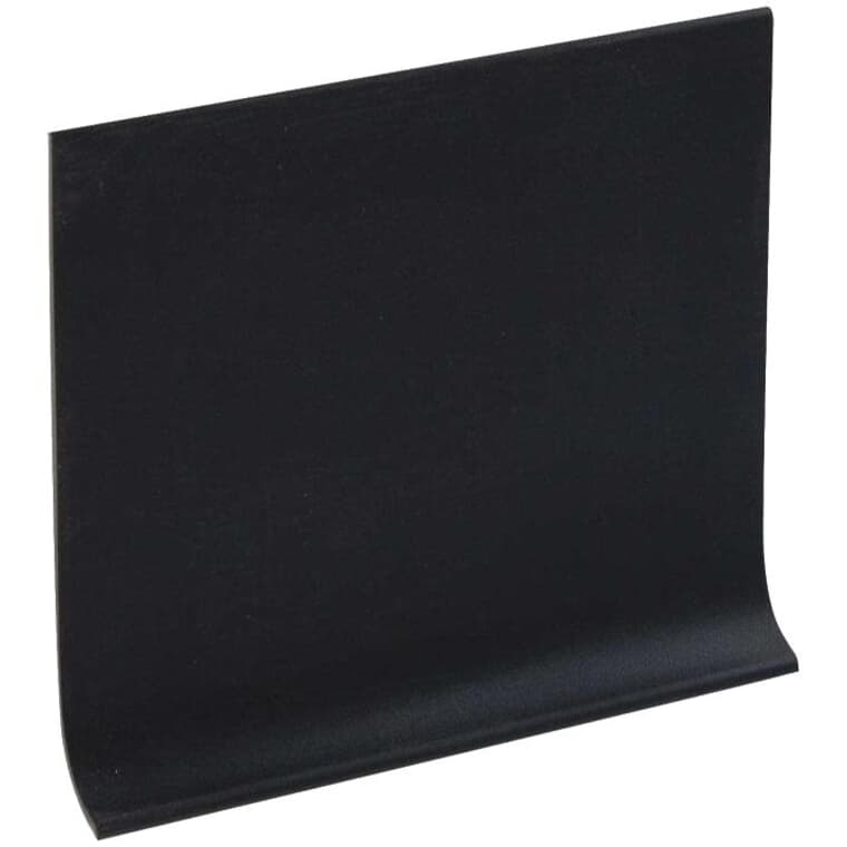 100' Roll of 4" Black Dry Base Cove Moulding