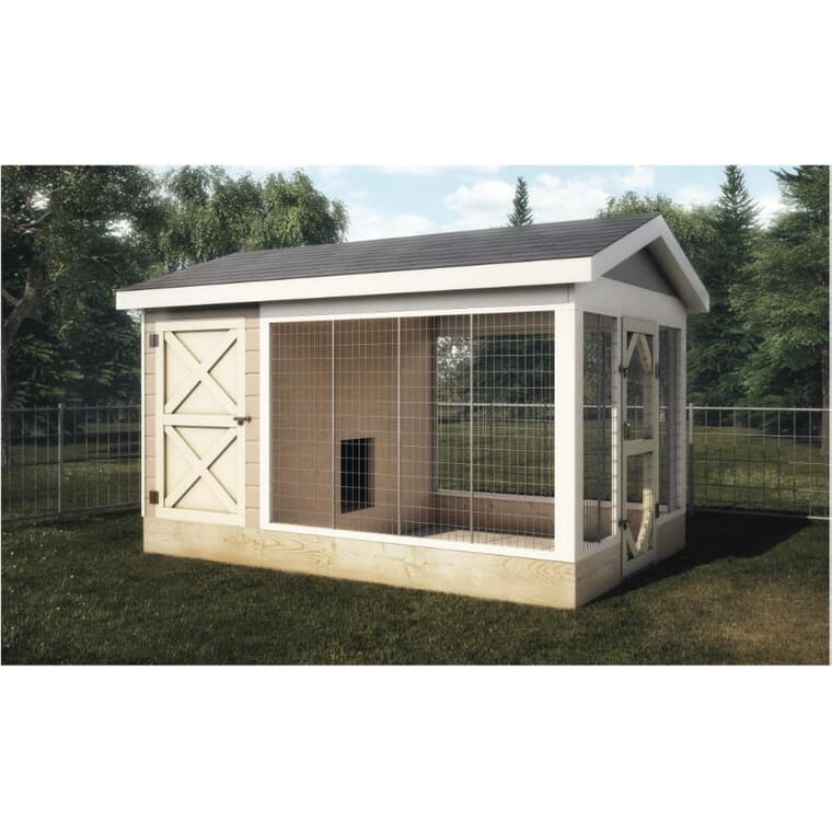 8' x 12' Basic Dog Kennel Package
