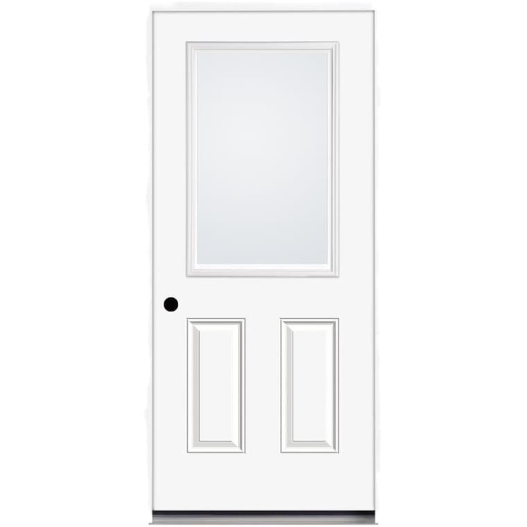 32" x 80" Super Saver Right Hand Steel Door, with 22" x 36" Lite