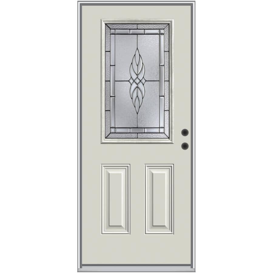 ALLIANCE DOOR PRODUCTS 32" x 80" Traditions Left Hand Double Drilled ...