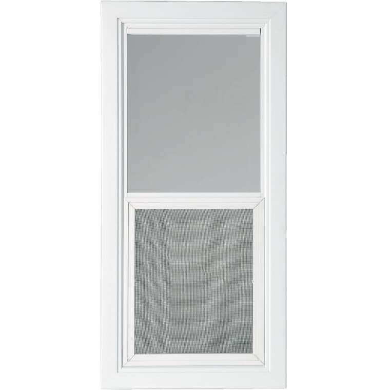 Fenêtre coulissante en polyvinyle de 17 po x 35 po pour remise