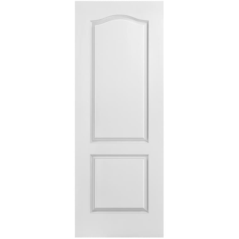 24" x 80" 2 Panel Arch Right Hand Pre-Hung Door - with 4-9/16" Rabbeted Jamb