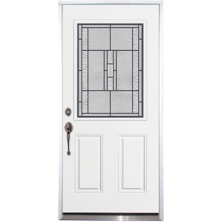34" x 80" Titan Right Hand Steel Door, with 22" x 36" Lite