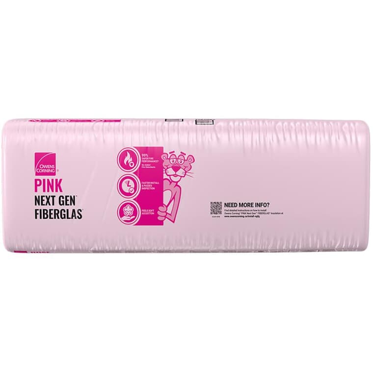 R14 x 23" Pink Insulation, covers 120 sq. ft.