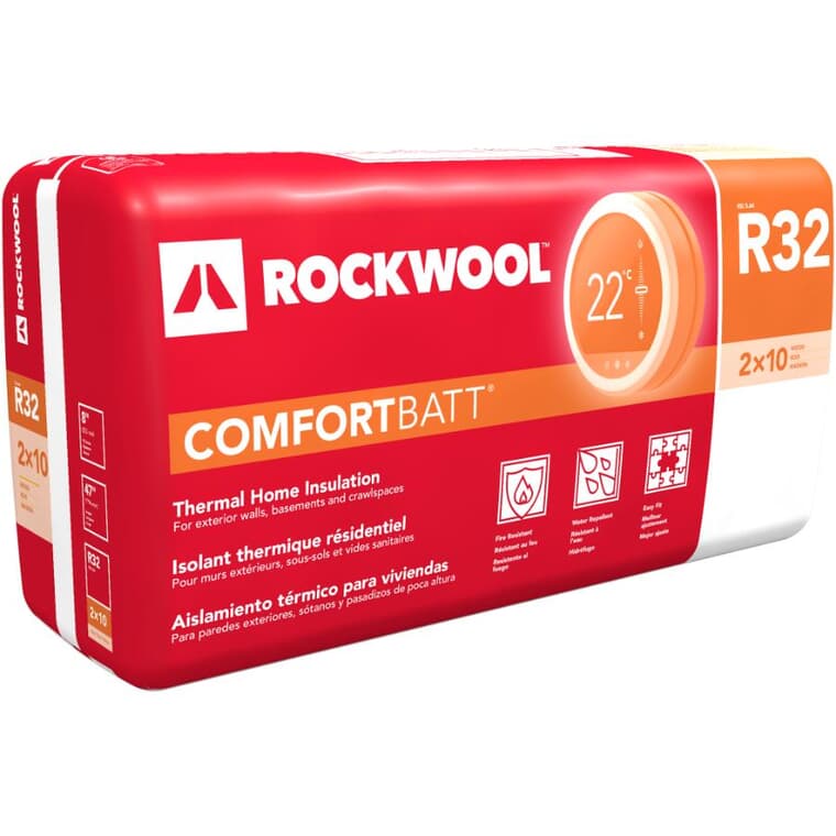 R32 x 23" Comfortbatt Wood Stud Insulation, covers 30.0 sq. ft.