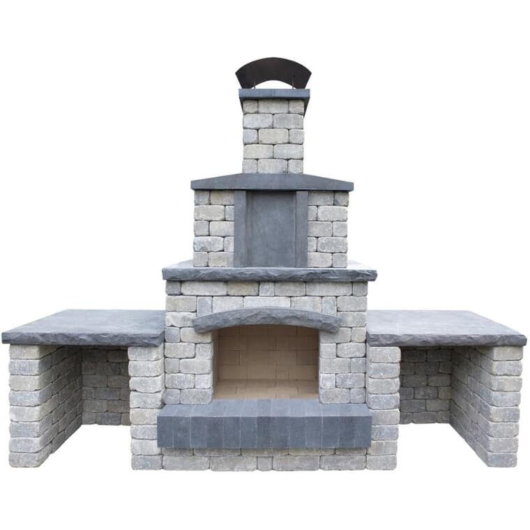 Quarry Stone Fireplace