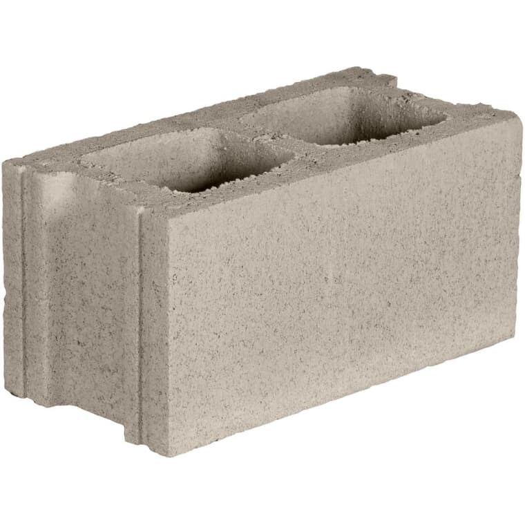 8" x 8" x 16" Stretcher Cement Block