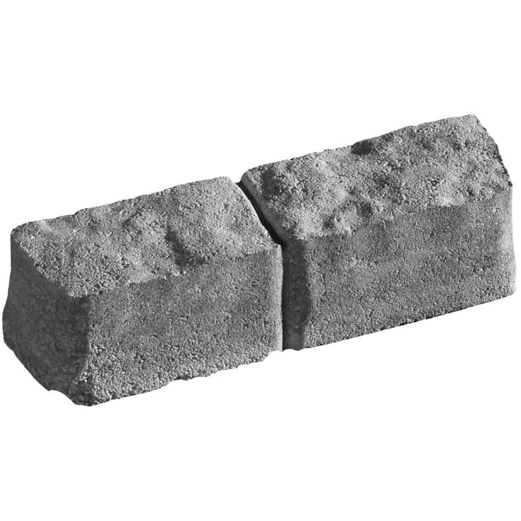 3-1/8" x 3-1/8" x 11-13/16" Stratus Grey and Charcoal Curb - Shadow Blend