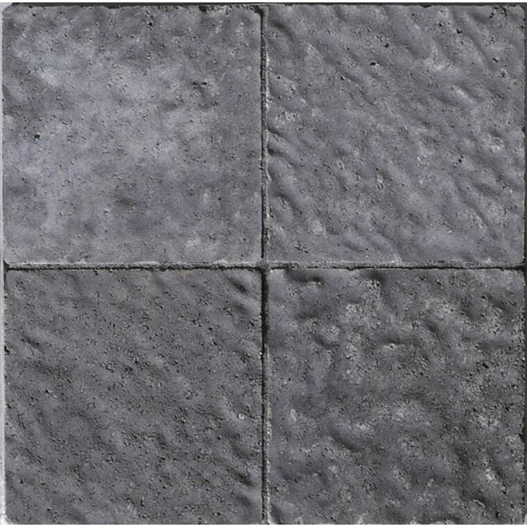 2" x 12" x 12" Domino Grey and Charcoal Slab