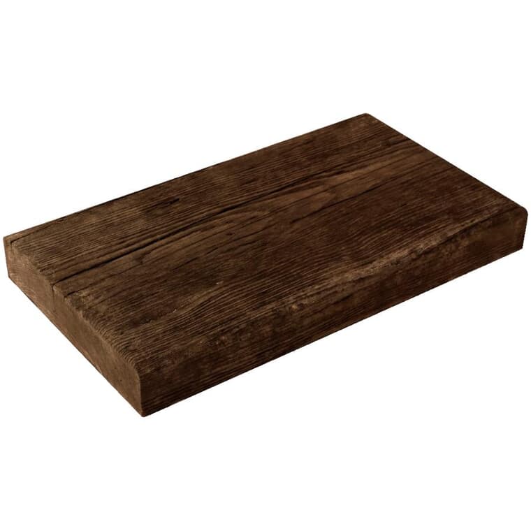 17" x 10" x 2" Cedar Brown Plank Patio Stone