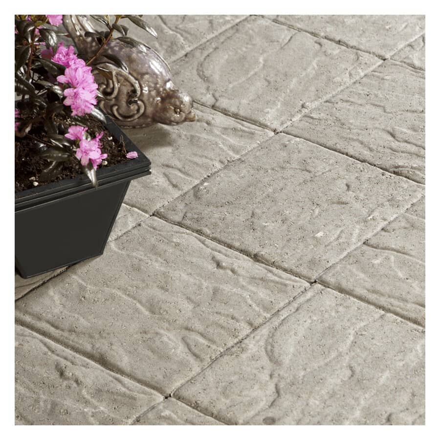 undefined 12" x 12" Value Natural Charcoal Patio Stone | Home Hardware