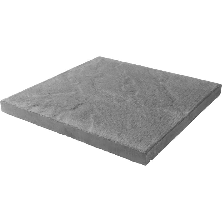 BROOKLIN CONCRETE 24" x 24" Ledgerock Charcoal Patio Stone | Home Hardware