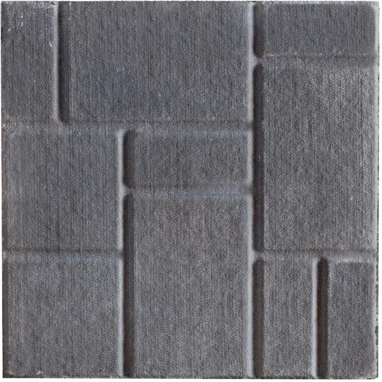 18" x 18" Charcoal Brick Patio Stone