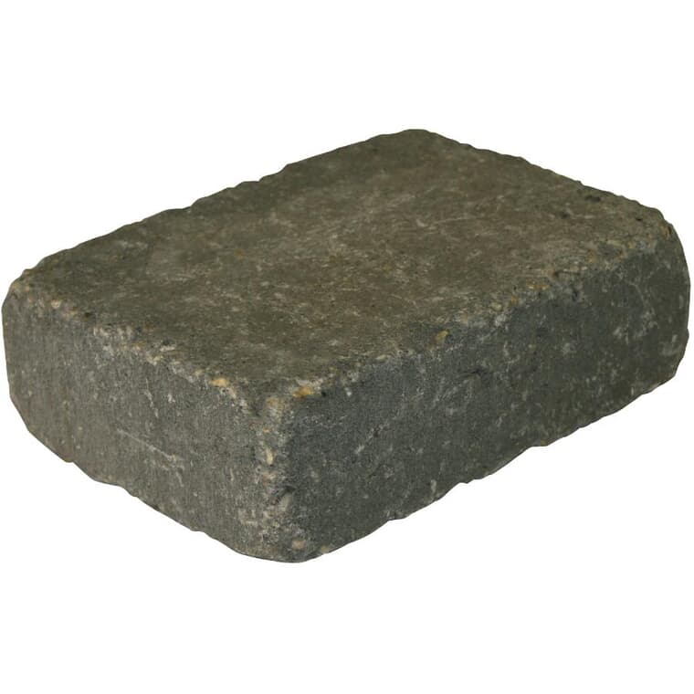 6" x 7" Roman Euro A Charcoal Paving Stone