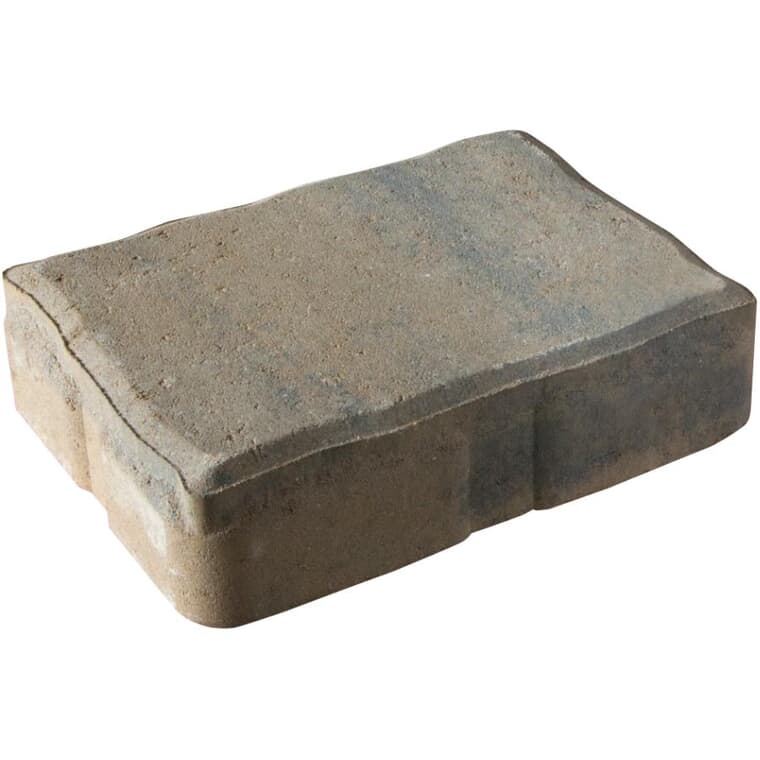 7-3/4" x 5-3/4" Heritage Chamois/Charcoal Slim Paving Stone