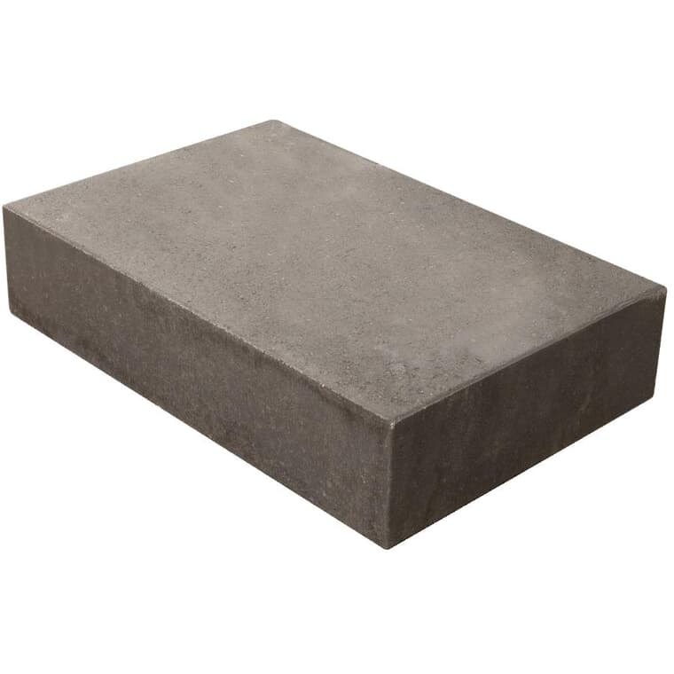 12" x 18" x 4" Charcoal Retaining Wall Coping Stone