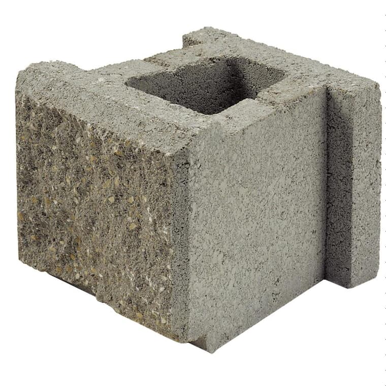 9" x 9-1/2" x 8" Grey Standard Allen Block Jumbo Retaining Wall Stone