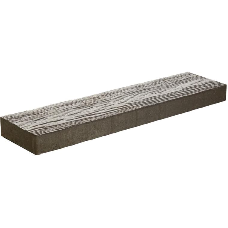 Dalle pour terrasse de style planche Arborwood Timberwolf de 32 x 8 x 2-3/8 po, gris