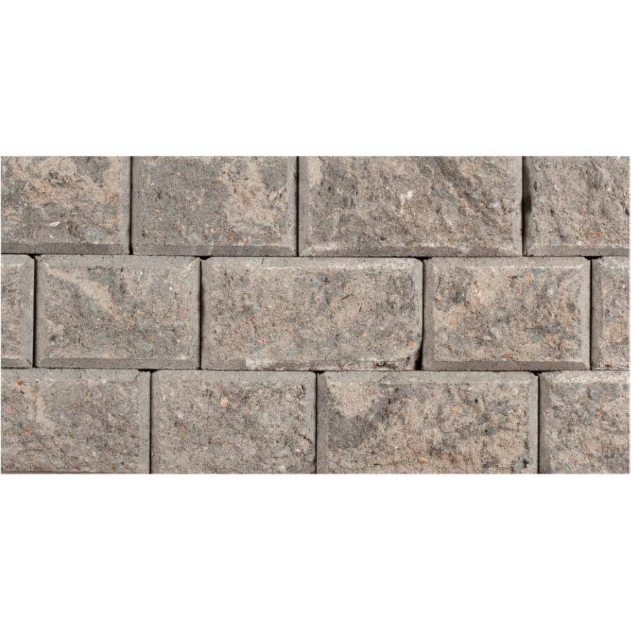 undefined 7" x 4" x 8" Stackstone Grey Blend Standard Retaining Wall ...
