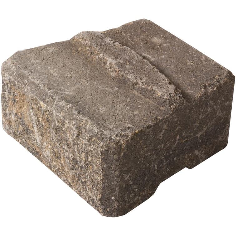 7" x 4" x 8" Romanstack Charcoal Standard Retaining Wall Stone