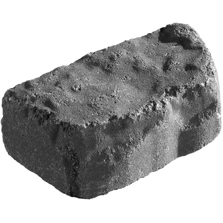 3" x 5" x 9" Mini-Beltis Grey and Charcoal Retaining Wall Stone