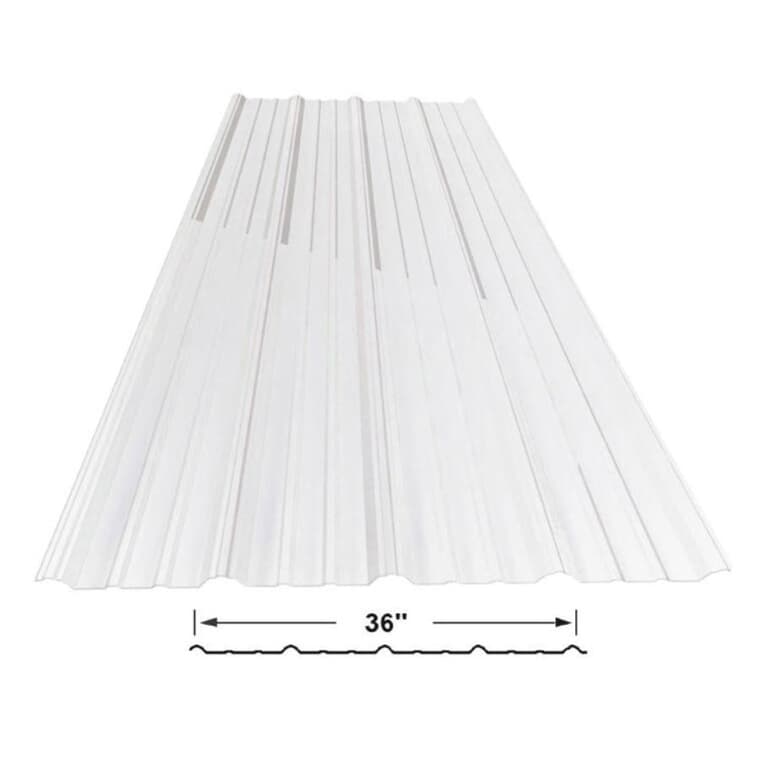 8' Clear Ultravic Polycarbonate Roof