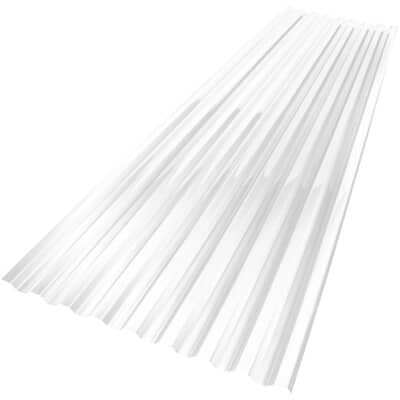 Suntuf Clear Polycarbonate Panel, Home Depot Corrugated Polycarbonate Plastic Roof Panel