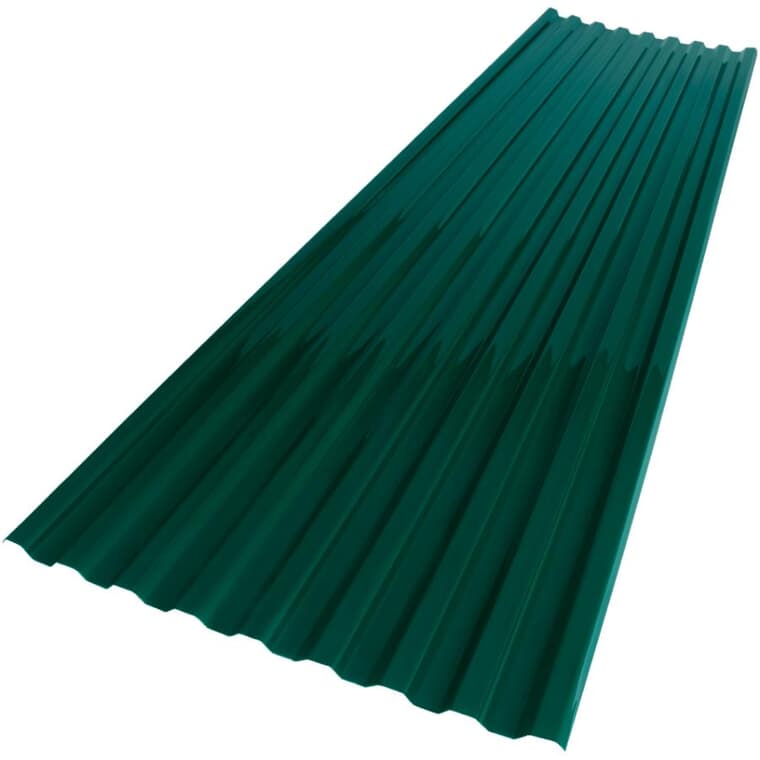 24" x 12' Suntuf Dark Green Polycarbonate Panel