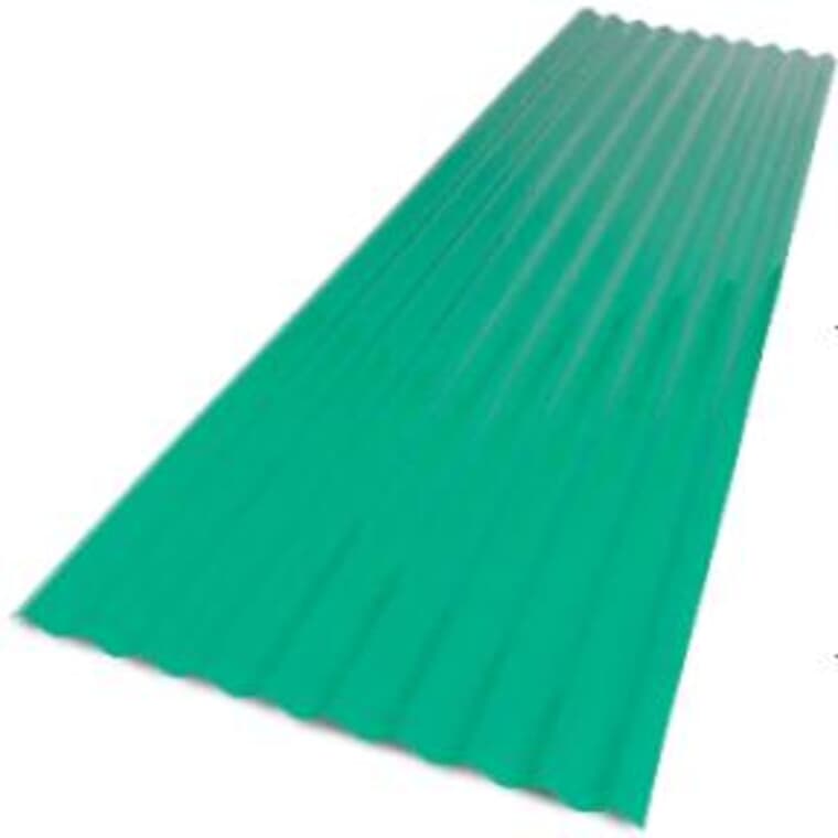 24" x 12' Palruf Dark Green PVC Panel