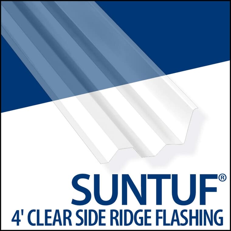 4' PC Suntuf Clear Side Ridge