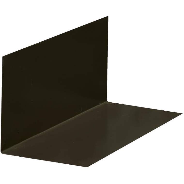 8" x 10" Commercial Brown Painted Metal Step Flashing