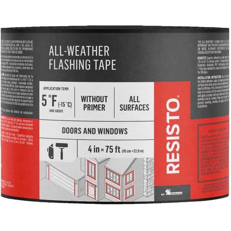 12" x 75' All-Weather Flashing Tape