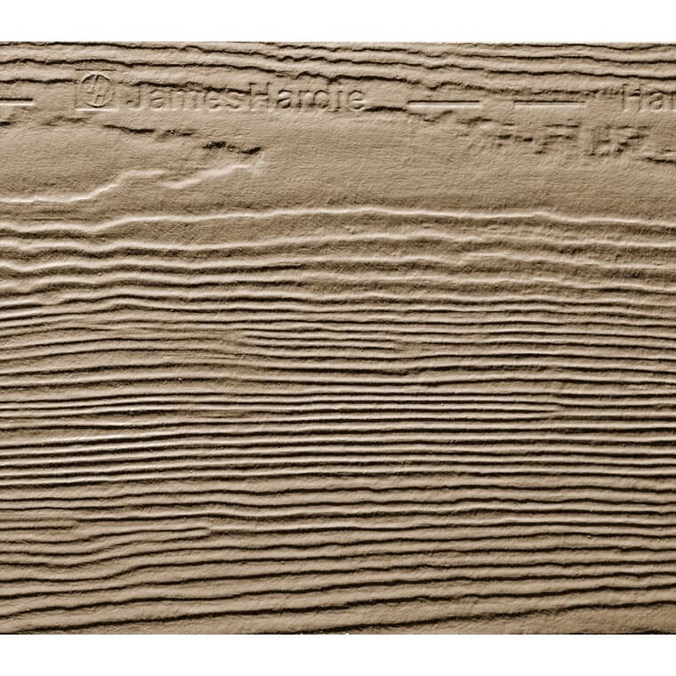 Parement de ciment Cedarmill de 6-1/4 po x 12 pi, brun kaki