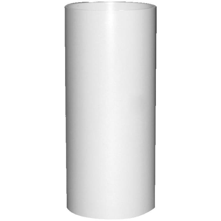 Rouleau d'aluminium de 24 po x 1 pi, blanc semi-lustré