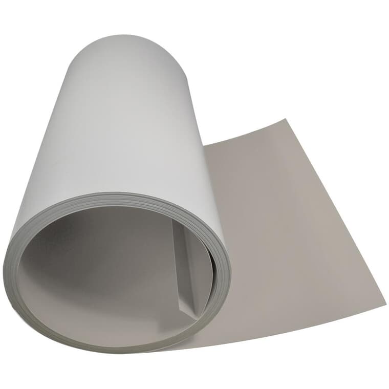 24" x 98.5' Almond/White Aluminum Flatstock