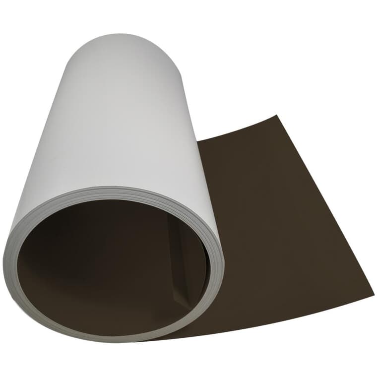 Rouleau d'aluminium de 24 po x 98,5 pi, brun ordinaire/blanc