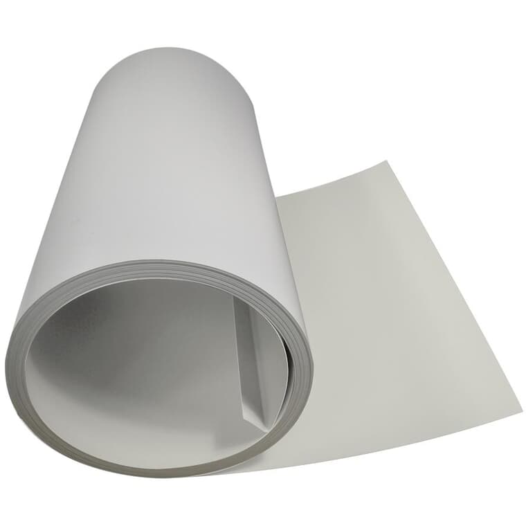 24" x 98.5' Sand/Bright White Aluminum Flatstock