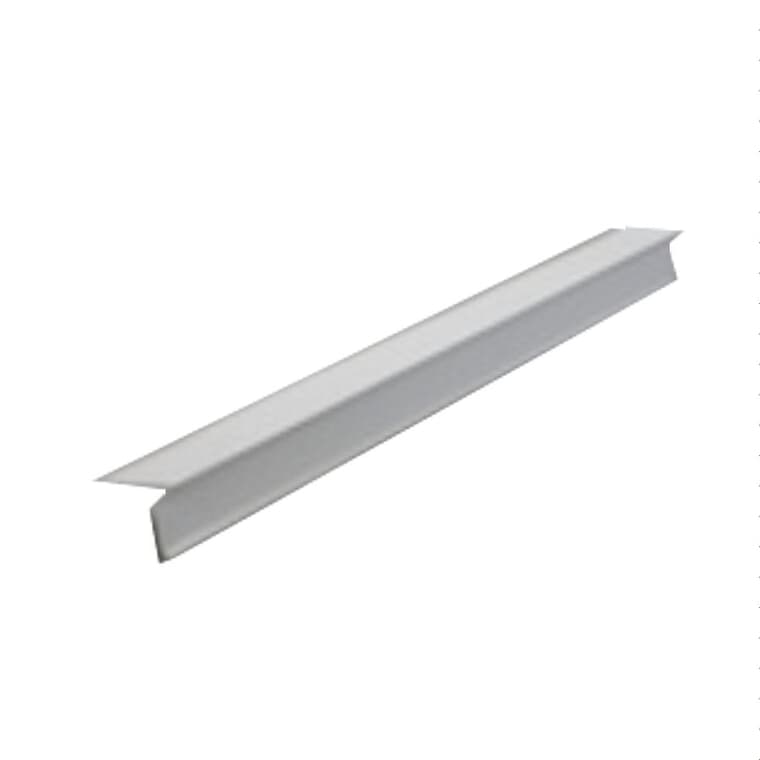 10' Low Gloss Ivory Aluminum Drip Edge
