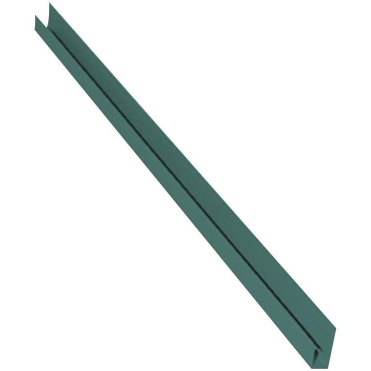 3/8" x 12' Ivy Green Aluminum Soffit J-Trim