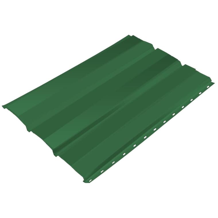 16" x 12' Forest Green SP600P Plain Aluminum Soffit