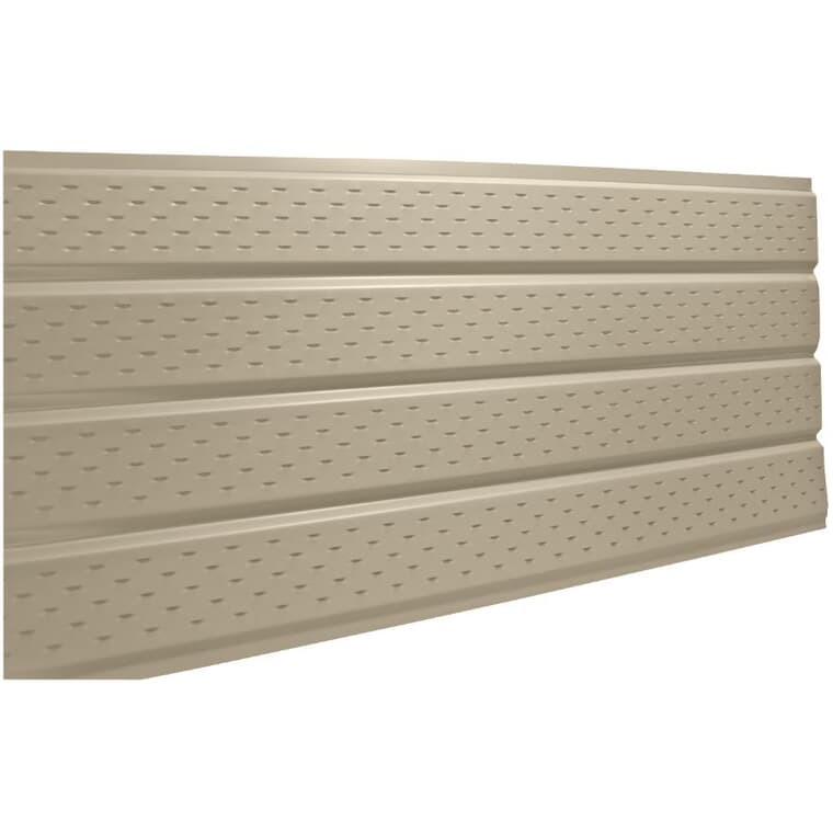16" x 12' Wicker 4 Panel Vented Aluminum Soffit