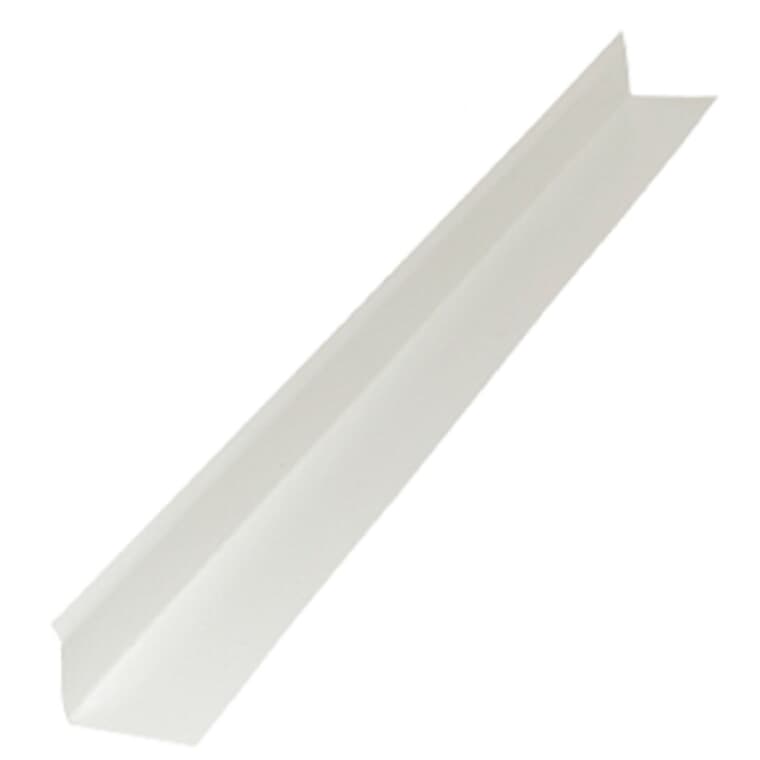 12' White Aluminum Drip Cap
