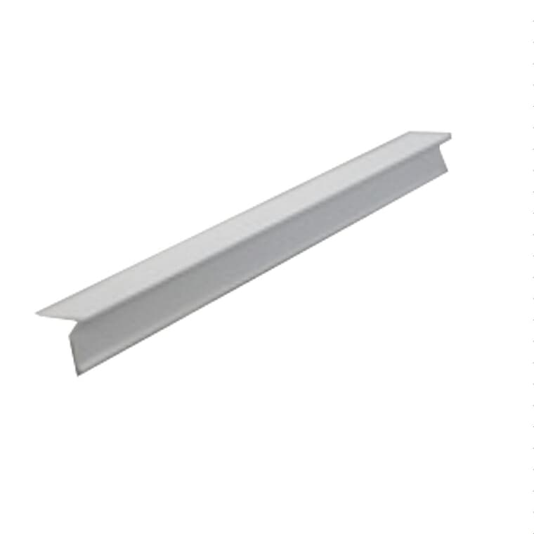 4" x 10' White Aluminum Drip Edge